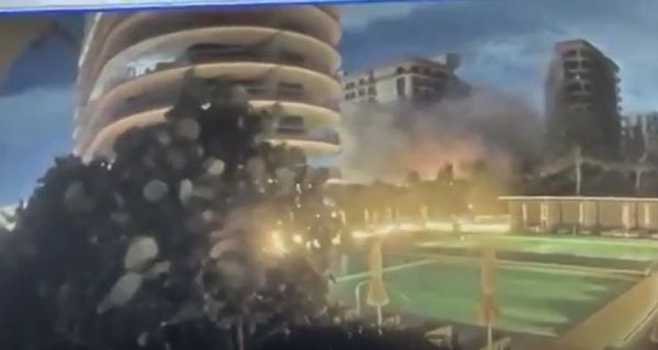 צפו: קריסת בניין המגורים בשכונה היהודית במיאמי