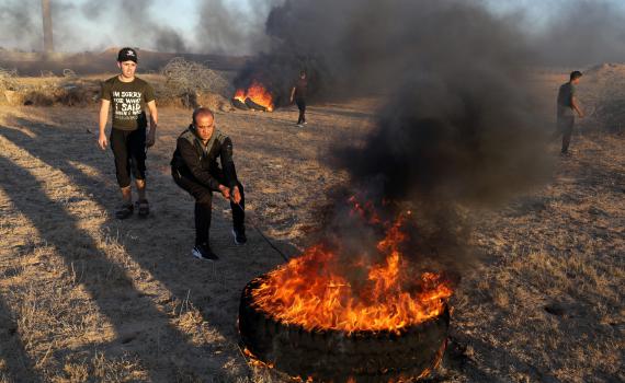 בעקבות הפרות הסדר: צה"ל תקף עמדת חמאס בערב חג