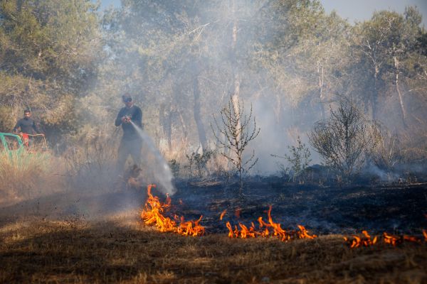 עוטף עזה בוער: לפחות חמש שריפות מהבוקר