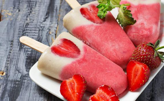 מיוחד לחום: ארטיק תות בננה ביתי