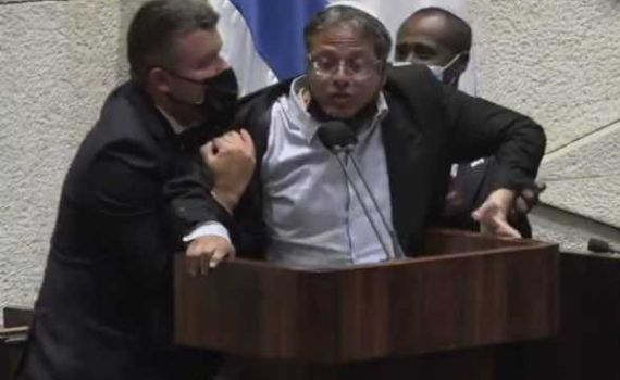 אחמד טיבי סילק את איתמר בן גביר מדוכן הכנסת