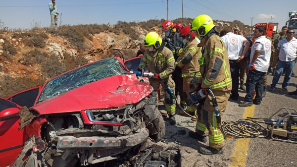 פצוע קשה בתאונת דרכים סמוך ליישוב מגדלים בשומרון
