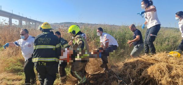 שני פצועים קשה בהתרסקות מצנח רחיפה