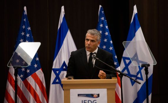 הבחנתם? הטעות הקטנה של לפיד בברכתו לארה"ב