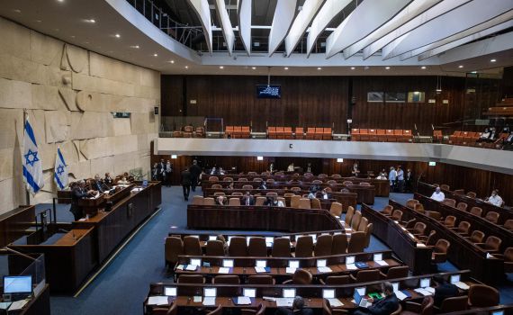 הריחוק החברתי חוזר למליאת הכנסת
