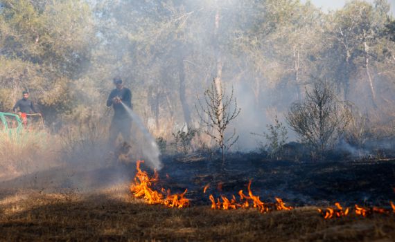 טרור הבלונים חזר: 3 שריפות בעוטף עזה