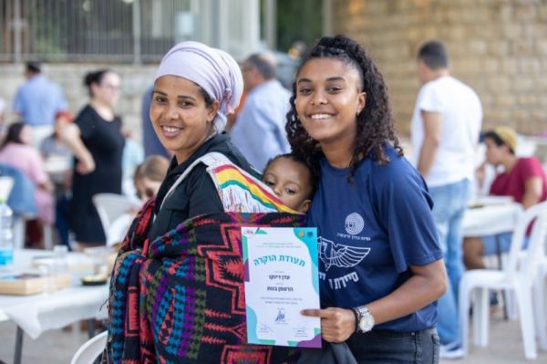 ירושלים: תעודות הערכה לנערים על פעילות חברתית