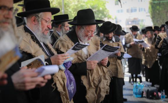 צפו: תיקון לתשעת הימים נגד הרכבת הקלה