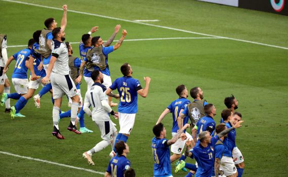 "אירופה בידנו": איטליה חזרה הביתה עם הגביע