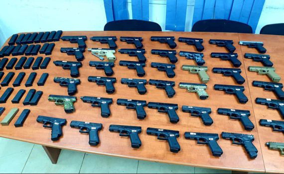 סוכלה הברחת אקדחים בשווי מיליונים מלבנון