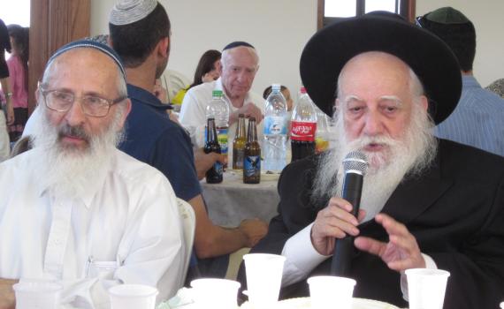 הרב אבינר סופד לרב אברהם דב אוירבך זצ"ל