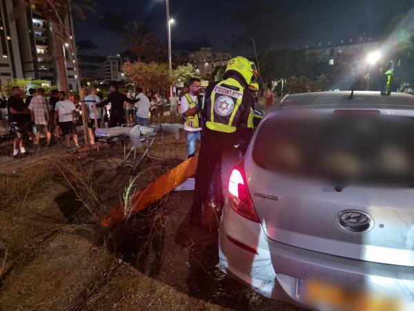 ירי לעבר רכב בבת ים: אישה כבת 35 נפצעה אנוש
