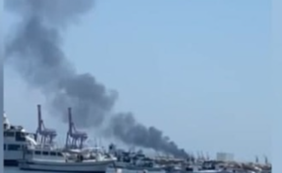 דיווח בסוריה: פיצוץ בספינה בנמל לטקיה, 2 נפצעו