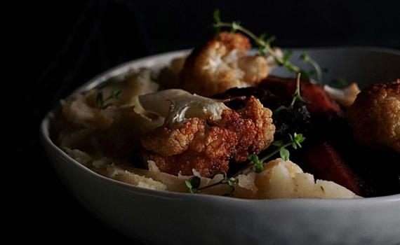 זמן להתפנק: פירה תפוחי אדמה ויין אדום