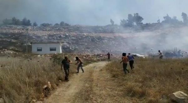 מחבלים חדרו לישוב יצהר ויידו בקבוקי תבערה