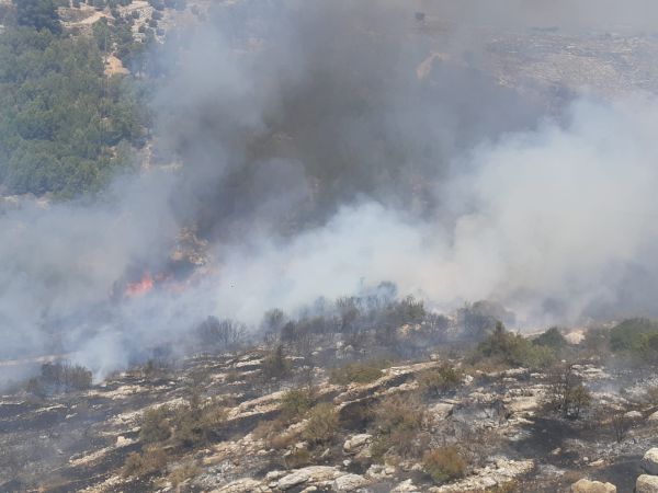 השריפה בירושלים: נמשך המאמץ לכיבוי מוקדי האש