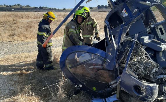 שני פצועים בהתרסקות מסוק בצפון: "היה מפורק"