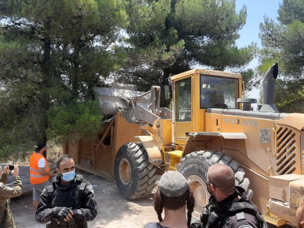 לאחר עשור: נחסמה הכניסה לחומש והישיבה נהרסה