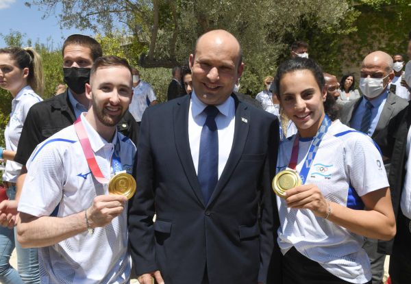 הנשיא ורה"מ אירחו את ספורטאי טוקיו באירוע מיוחד