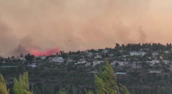 צפו: תיעוד ראשוני מהנזק הסביבתי של השריפה