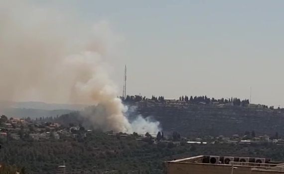 לאחר שבוע: שריפה מתלקחת בגבעת יערים