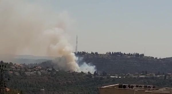 לאחר שבוע: שריפה מתלקחת בגבעת יערים