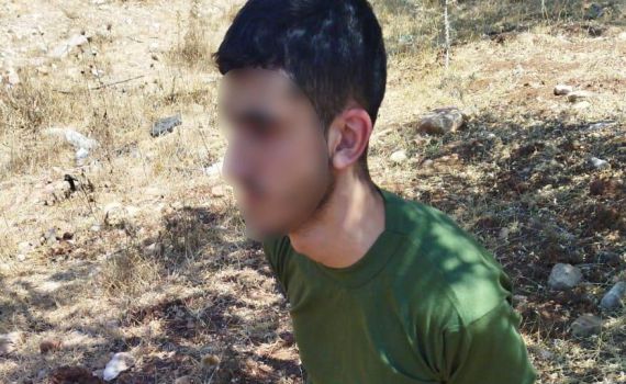 פלסטיני מחופש לחייל נעצר עם נשק סמוך לעלי