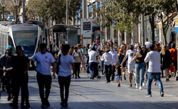 כמה אנשים ביקרו בירושלים במהלך החג?