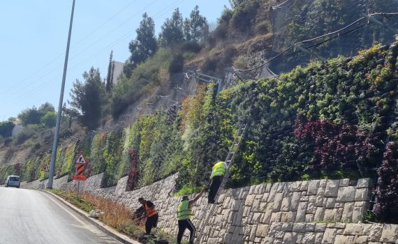 השער החדש: "הקיר הירוק" נחנך בכניסה לירושלים