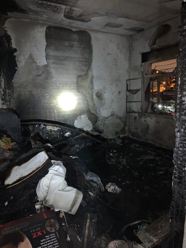 לילה של שריפות: בשריפה בירושלים נפצעו 9 בני אדם