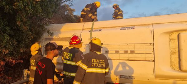 5 הרוגים ועשרות פצועים בתאונת האוטובוס בגליל
