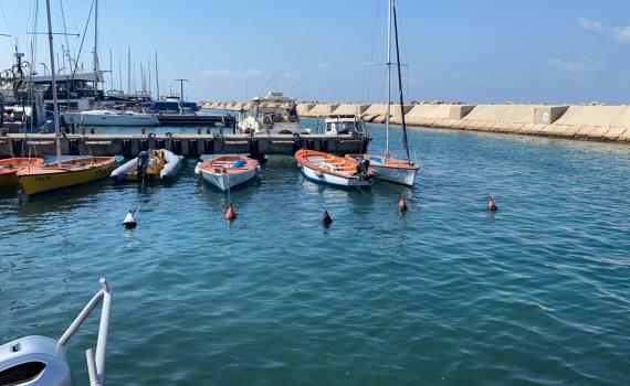 טיל נמצא בנמל יפו, המשטרה עובדת על פירוקו