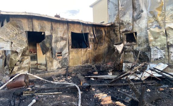 אב חילץ את משפחתו מבית בוער בגוש עציון