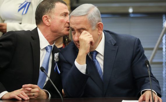 אדלשטיין מתקפל: לא יתמודד מול נתניהו