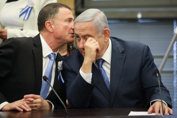 אדלשטיין מתקפל: לא יתמודד מול נתניהו