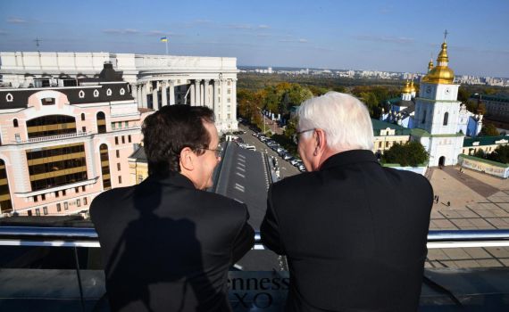 לפני טקס הזיכרון: הרצוג שוחח עם נשיא גרמניה