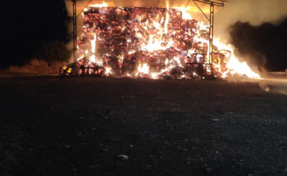 הפשיעה החקלאית: הציתו מבנה בקיבוץ בצפון