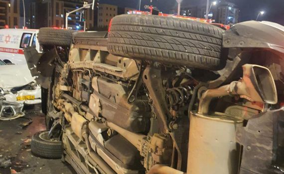 דנה לפידות ההריונית נקלעה לתאונת דרכים