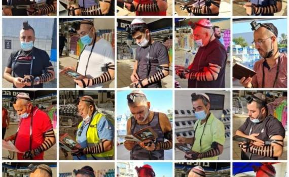 הידוענים שהניחו תפילין לזכר הנספה באסון מירון