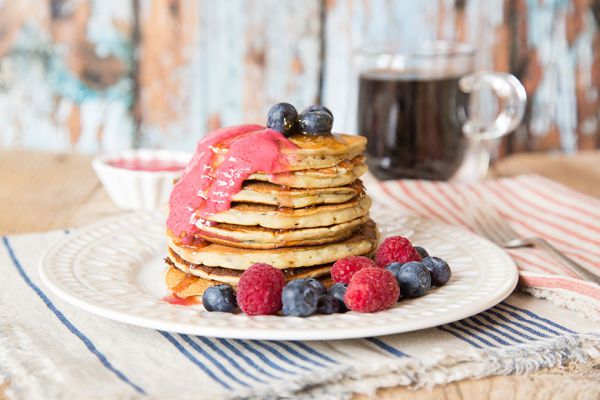 כמו באמריקה: מתכון לפנקייק מושחת עם פירות