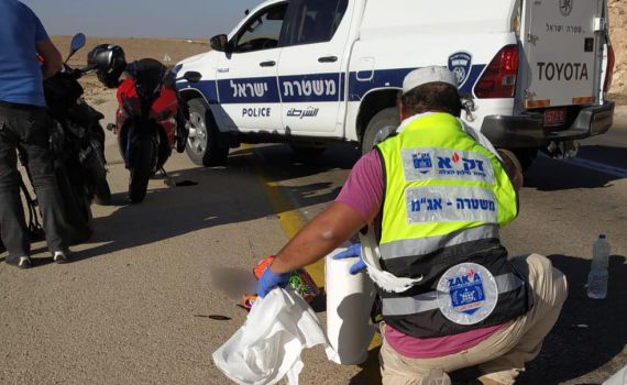 רוכב אופנוע בן 47 נהרג לעיני חבריו בתאונה קטלנית בנגב