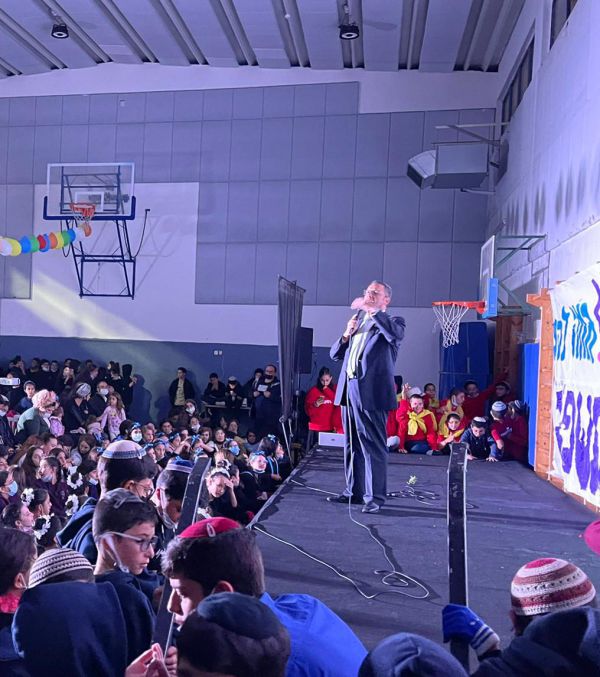 עזרא חגגו שבת ארגון; ראש עיריית ירושלים הגיע לברך