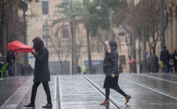 גשם בכל הארץ; הצפות בגוש דן