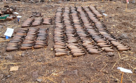 בונקר סורי מלא בתחמושת נחשף ברמת הגולן