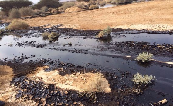 זיהום הנפט בנחל עברונה: כתב אישום נגד קצא"א