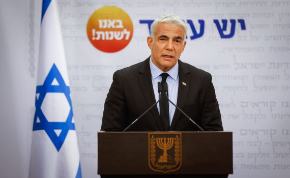 יאיר לפיד: "בממשלה הזו אין שיקולים פוליטיים"