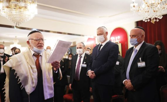 גנץ על התפילה המרגשת במרוקו