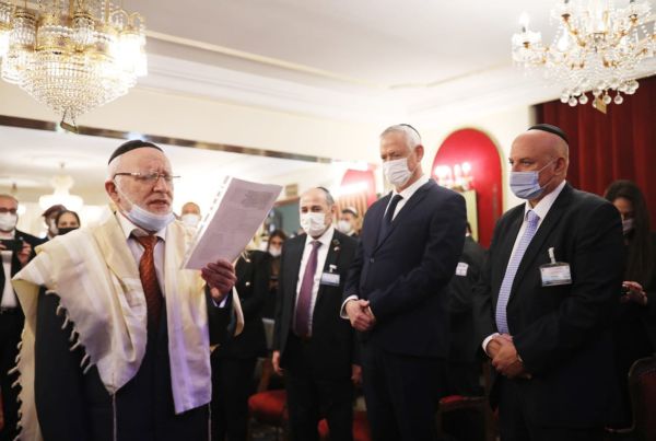 גנץ על התפילה המרגשת במרוקו