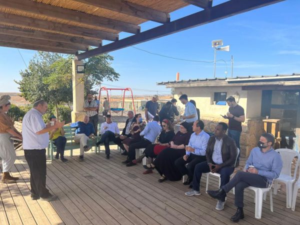 הח"כים סיירו בהר חברון: "אסור להמשיך להפקיר"