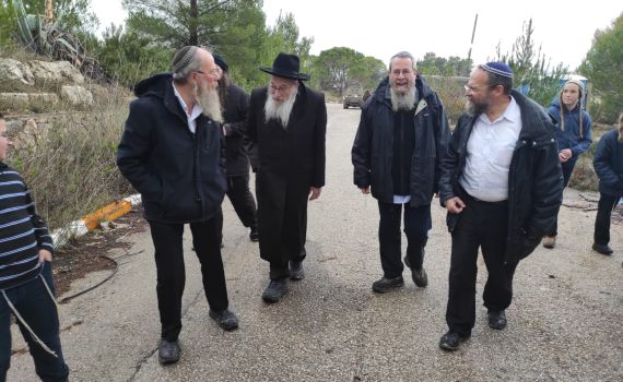 הרב טאו הגיע לחומש; "באנו לחזק ולהתחזק"